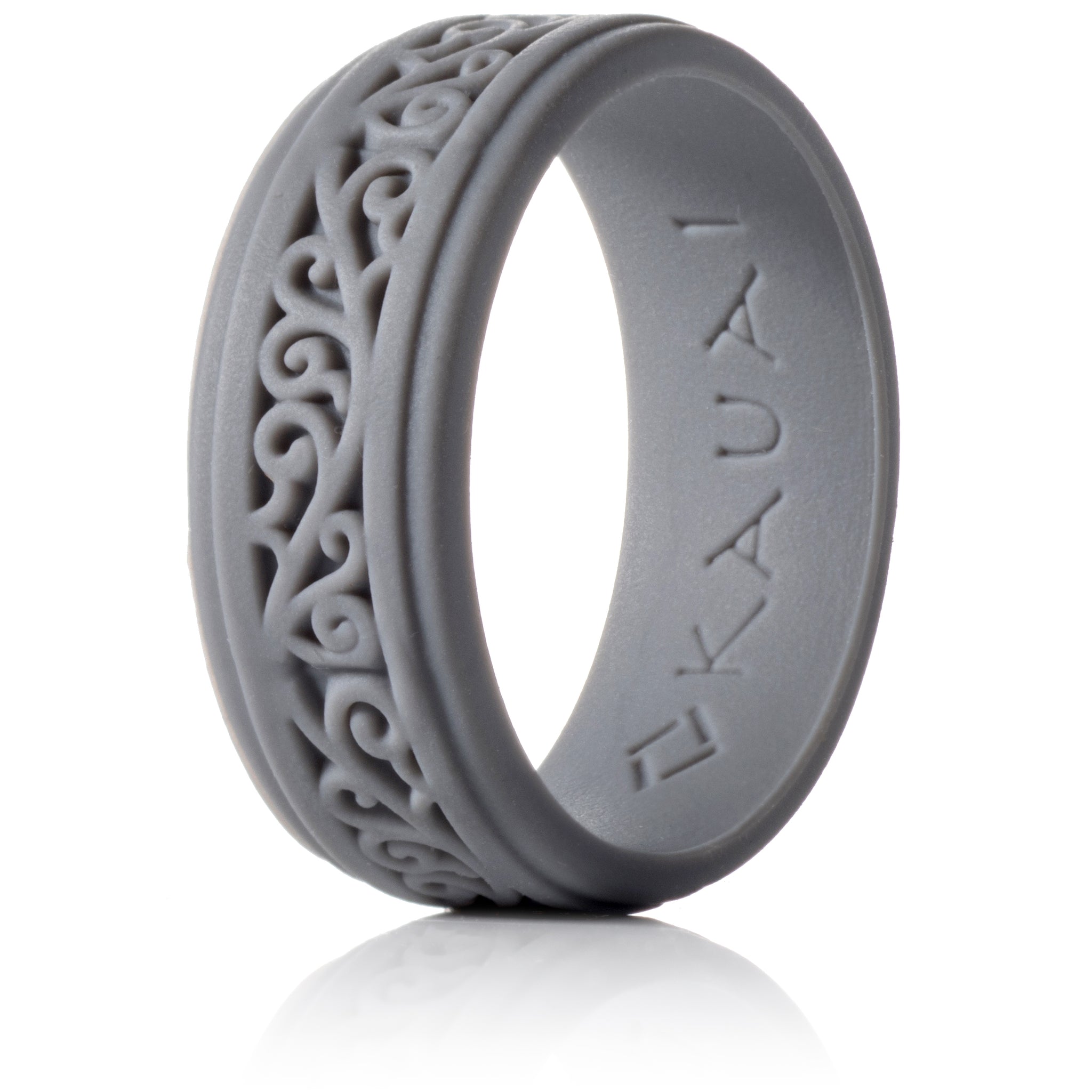 Women's Slate Gray, Kauai Active Series Silicone Ring - Kauai Innovations